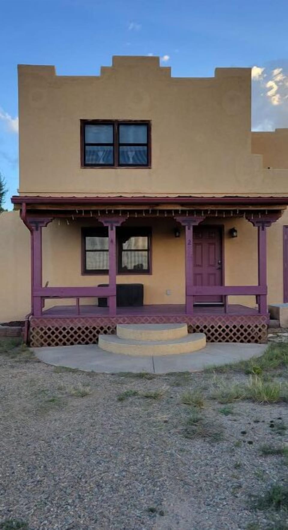 Casa Grande porch and entrance.