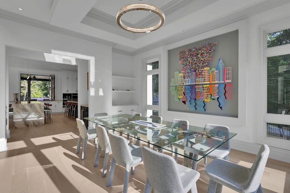 Stunning art graces every corner of our home.