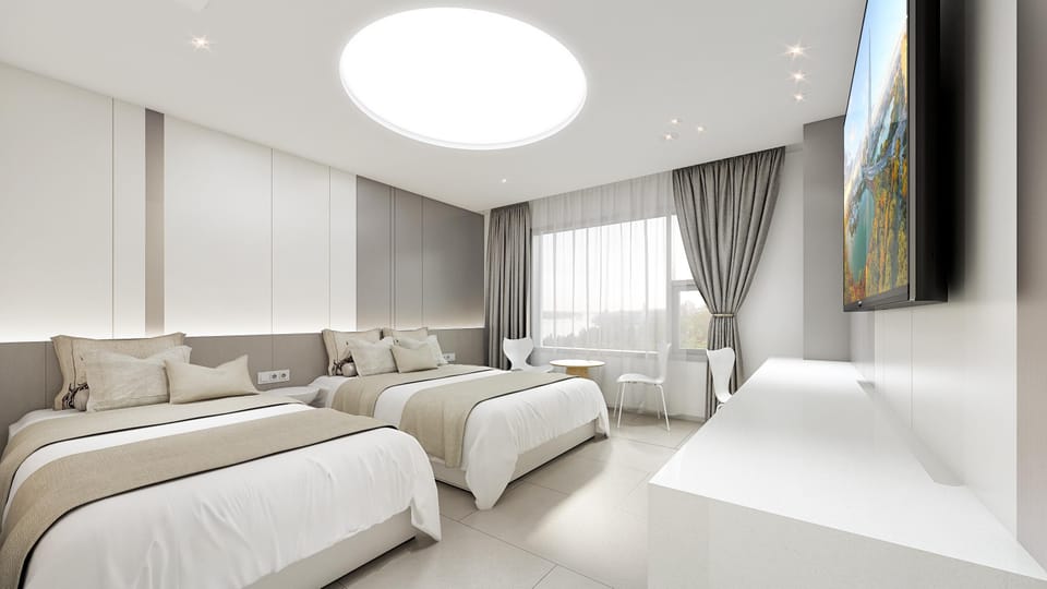 Deluxe Twin Room | In-room safe, soundproofing, iron/ironing board, free WiFi