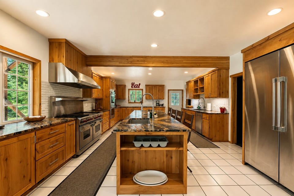 A Chef's Kiss is exactly what this kitchen is at the River Road Lodge.