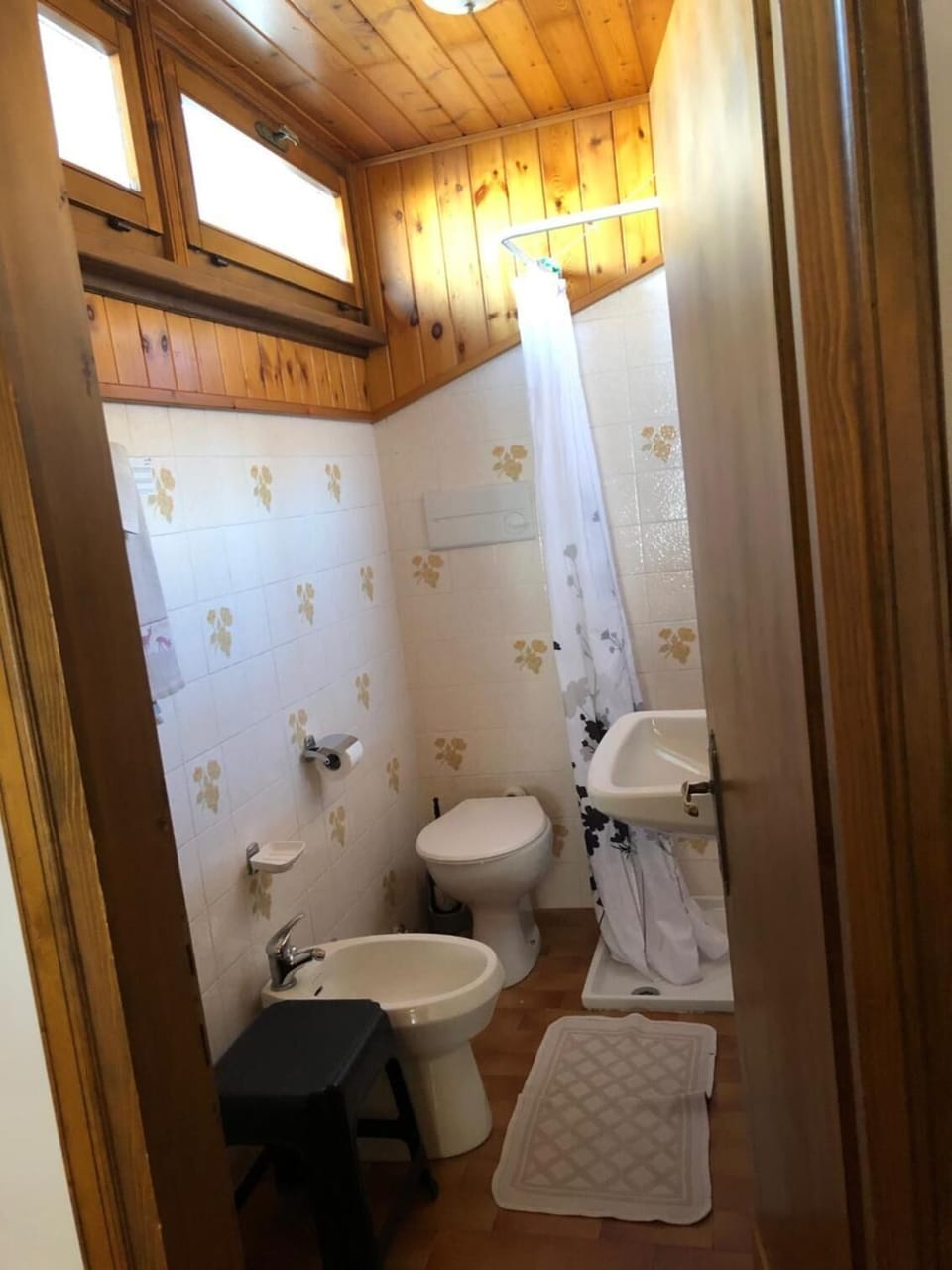 Shower, free toiletries, hair dryer, bidet