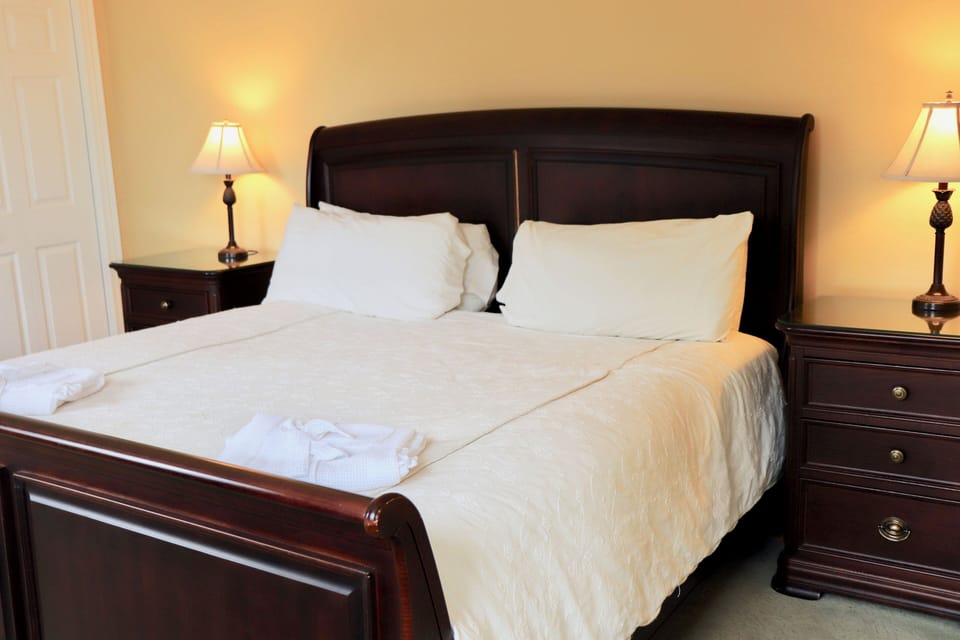 Luxury Suite, 1 King Bed, Jetted Tub | Iron/ironing board, free WiFi, bed sheets