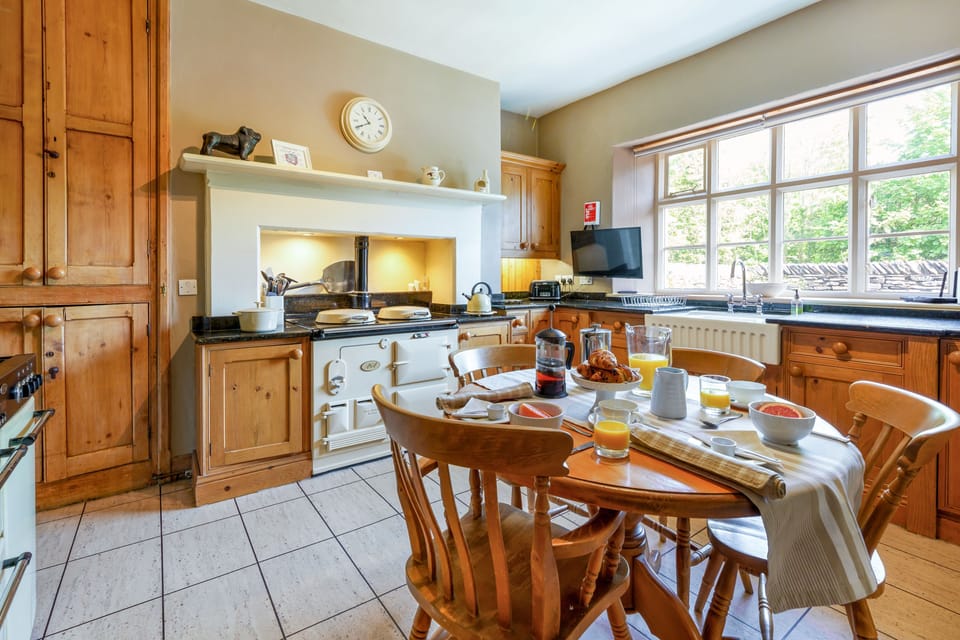 Hand-built kitchen.
