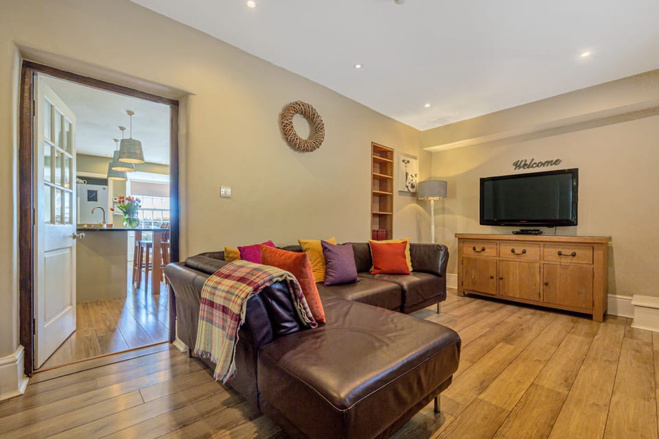 TV snug off the kitchen