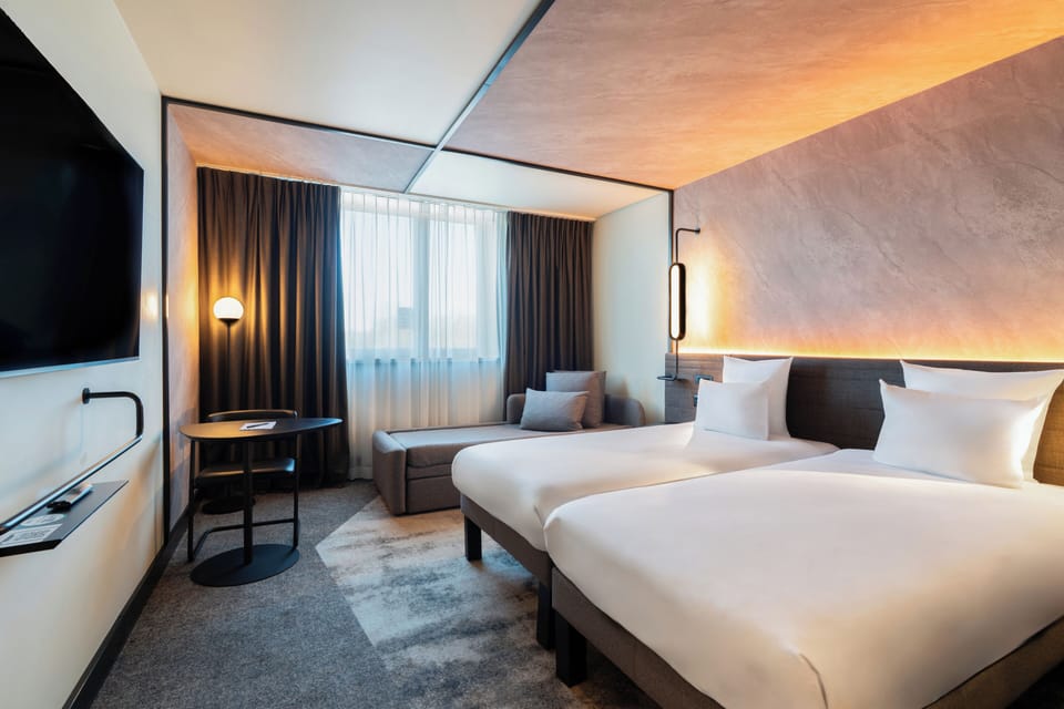Superior Room, Multiple Beds | Premium bedding, in-room safe, desk, laptop workspace