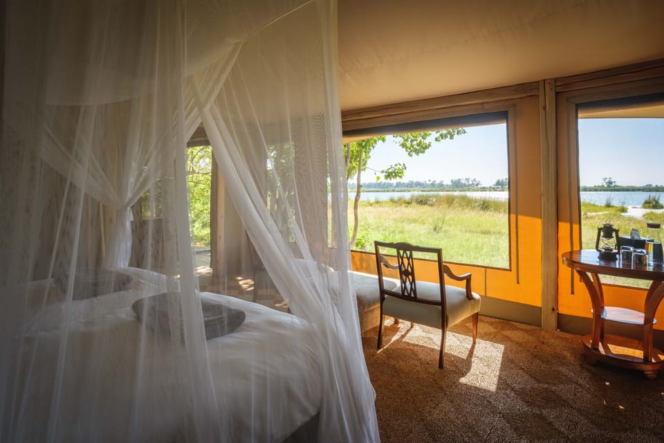 Luxury Tent, Multiple Beds, Lakeside | Individually decorated, individually furnished, bed sheets