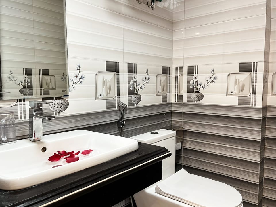 Free toiletries, hair dryer, slippers, bidet