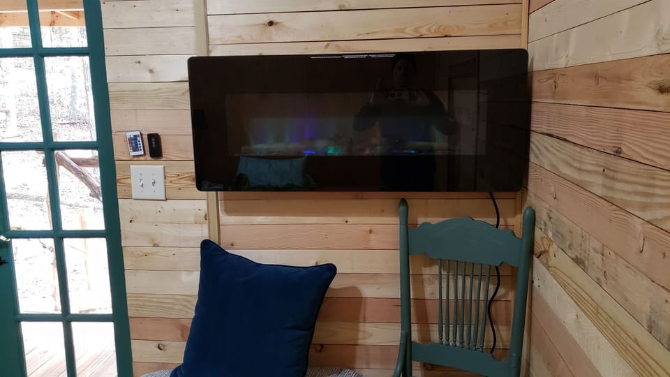 Electric fireplace in Driftwood