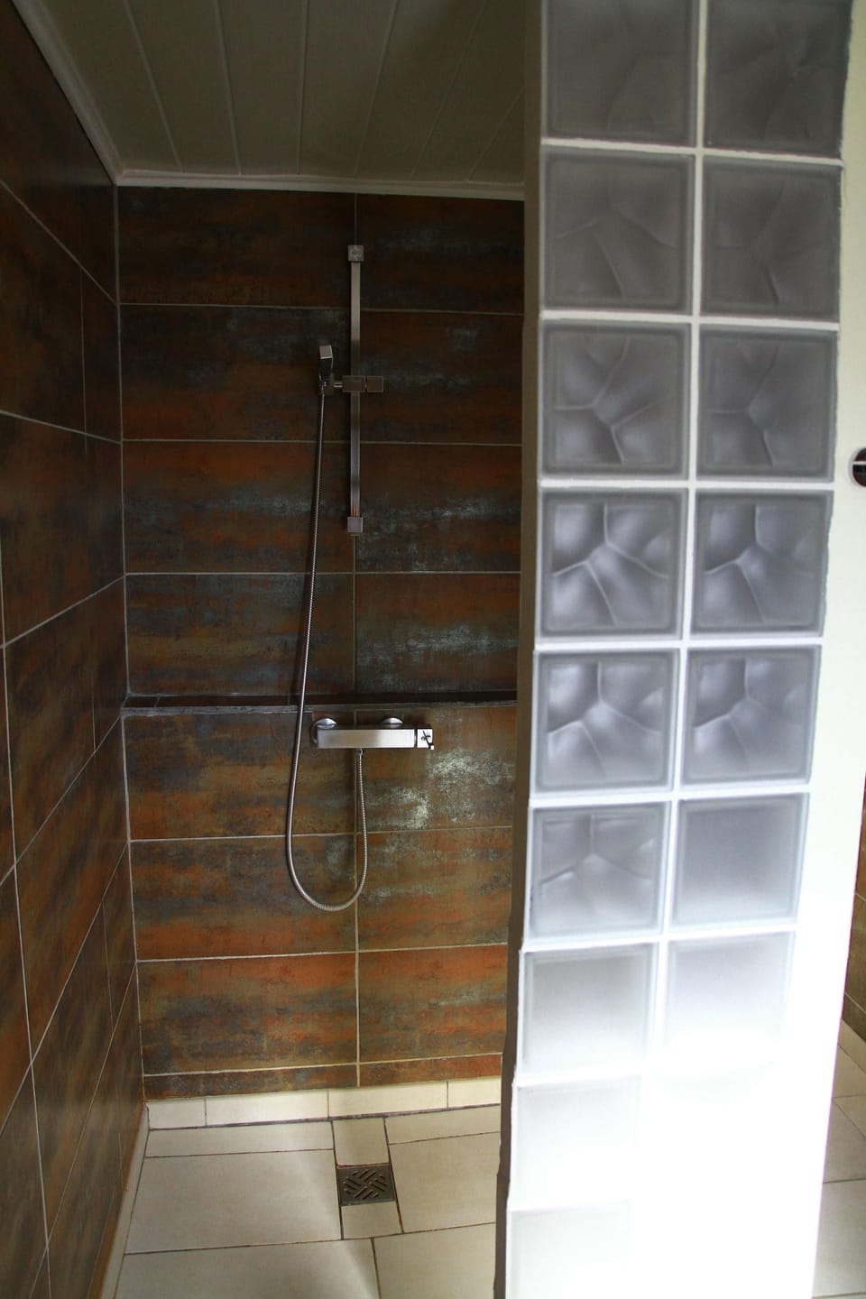 Room, 1 Double Bed, Partial Sea View, Sea Facing | Bathroom shower