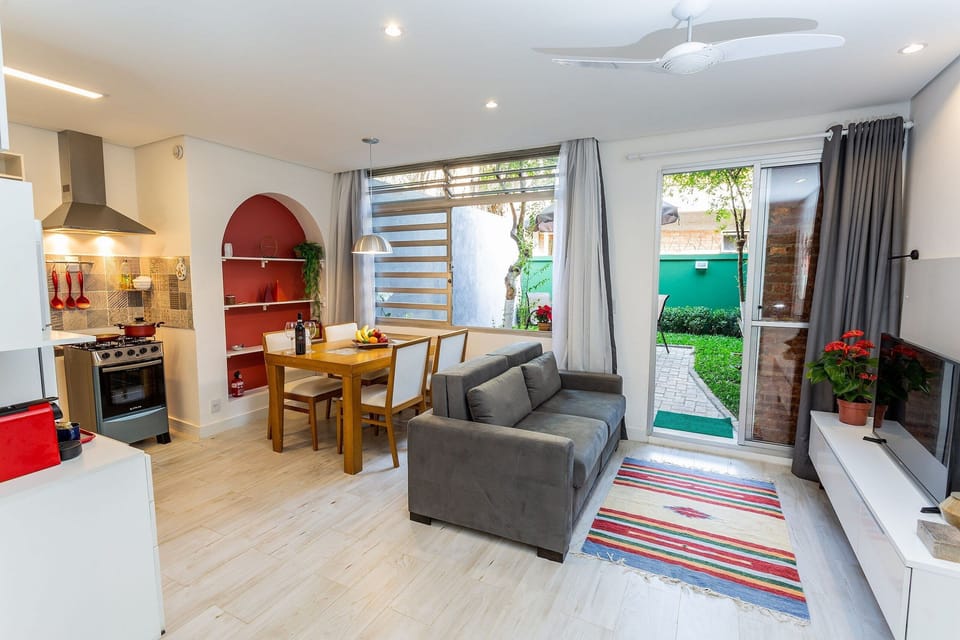 Villa | Living area | 43-inch Smart TV with cable channels