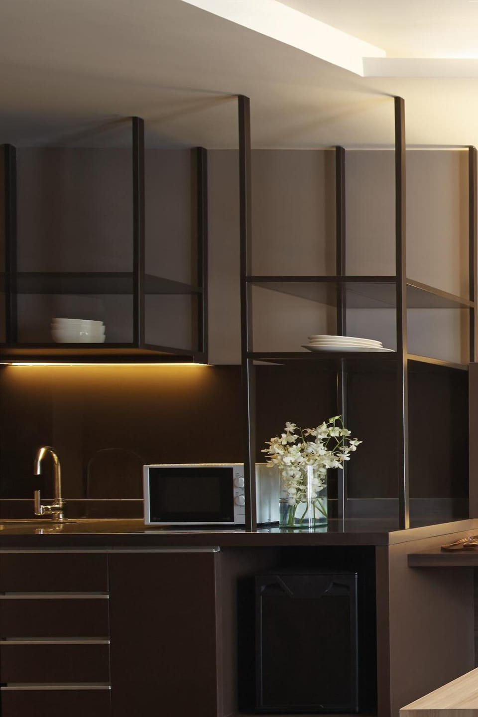 Room Type D- Suite Heart | Private kitchen | Fridge, electric kettle