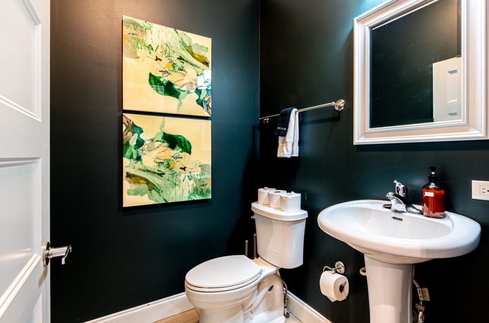 Powder Room off of Living Room