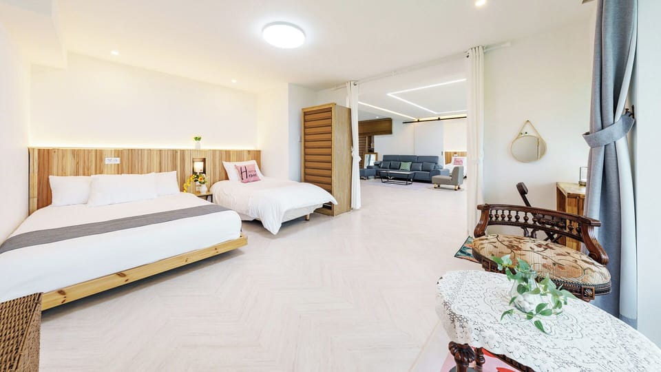 Basic Room, 2 Bedrooms (Private (Group/Pvt BBQ/Sea View)) | 2 bedrooms, WiFi (free)
