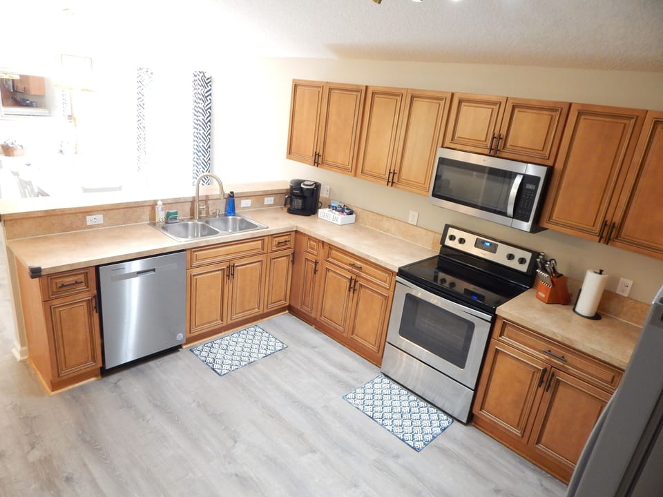Kitchen with coffee station