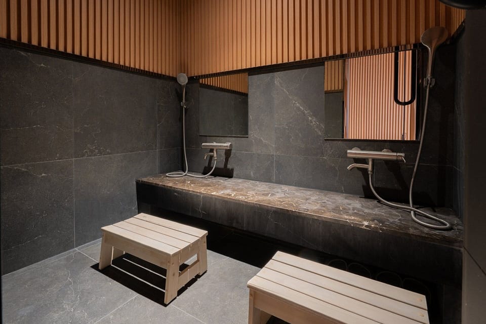 Tsukiyo | Bathroom | Separate tub and shower, spring water tub, designer toiletries