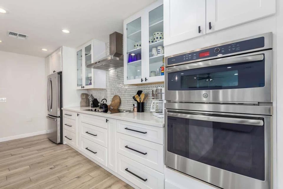 Brand new stainless steel appliances