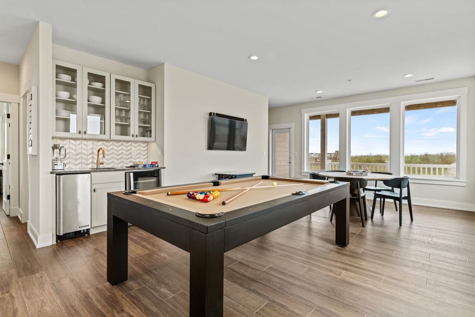 Recreation Room with Pool Table and Arcade on Second Level