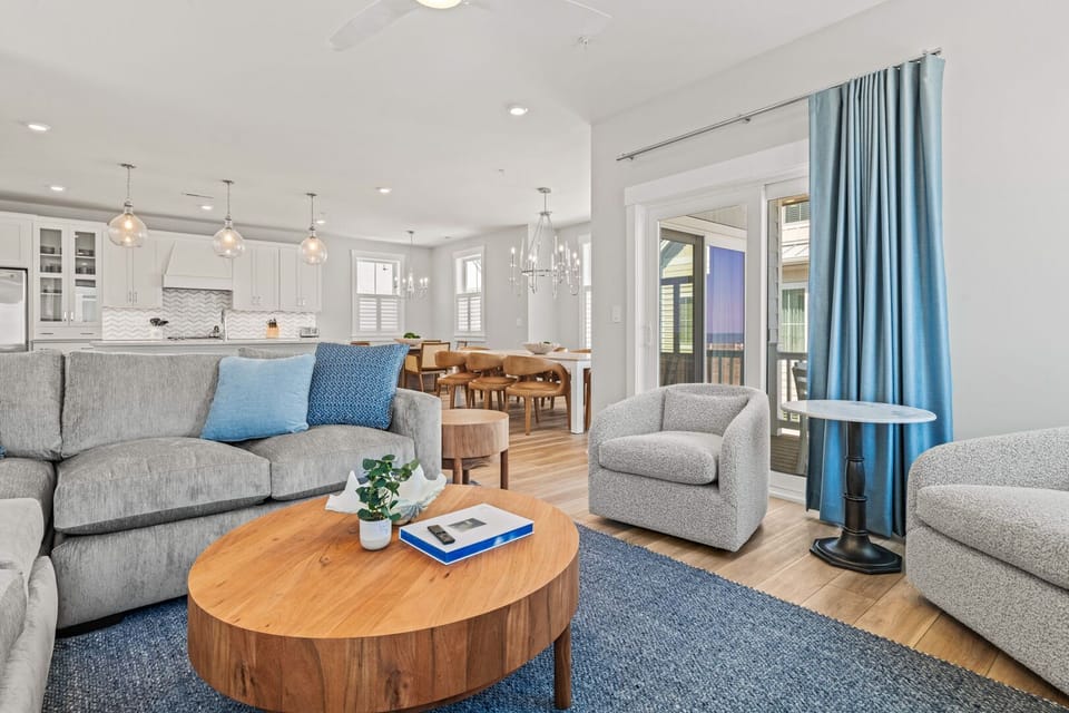 Great Room on Third Level with Ocean Views