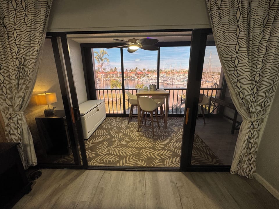 Walk out of bedroom directly to lanai.