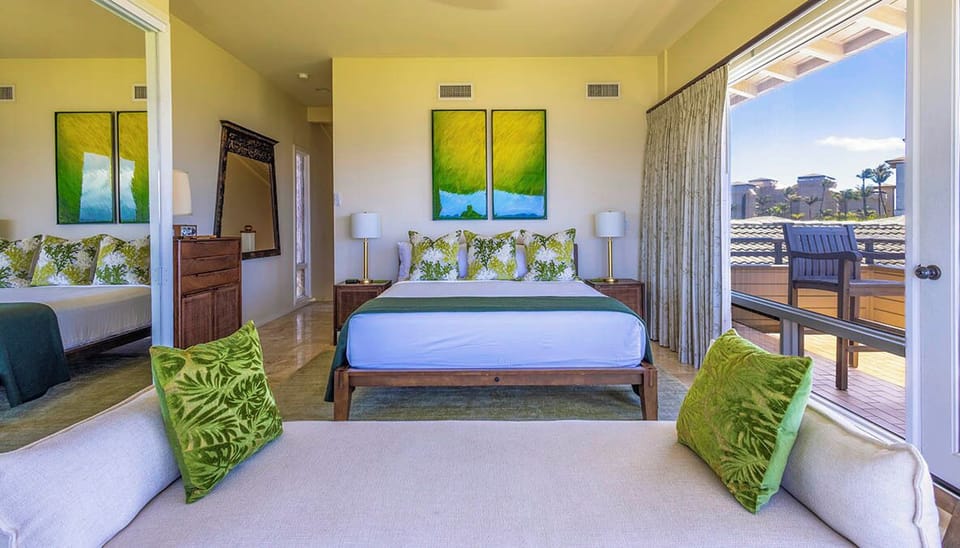 Kapalua Bay Villas #35B2 - Primary Bedroom Suite - Parrish Maui