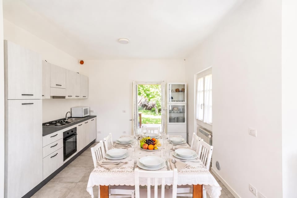 Kitchen and dining area