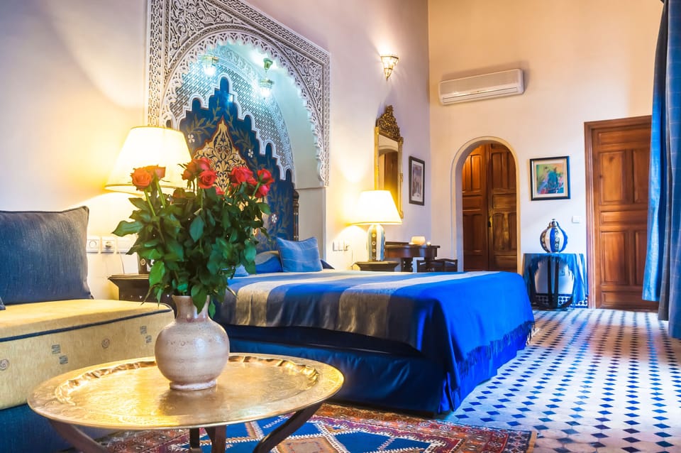 Royal Suite (5 people) View on Patio- Safir (King Size) | Egyptian cotton sheets, premium bedding, pillowtop beds, in-room safe