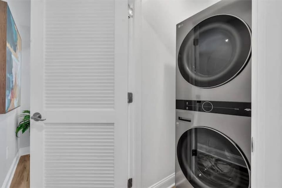 Washer and dryer
