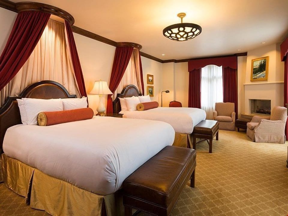 Get a good night sleep in one of the plush queen-sized beds.