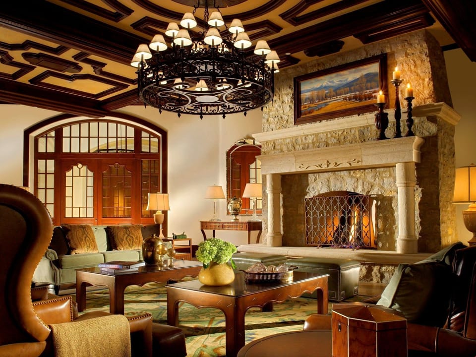 Relax and unwind in the communal lobby area.