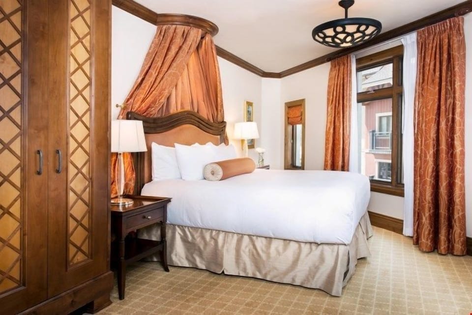 Get a good night's rest in the cozy master bedroom.
