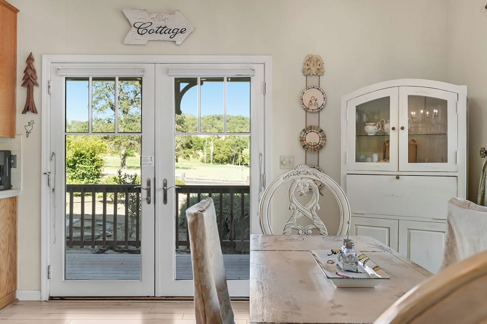 Back door...just steps from fine dining across the street at Camps.