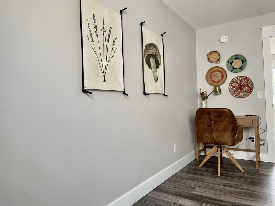 Desk and desk chair are here for your work-from-home needs!