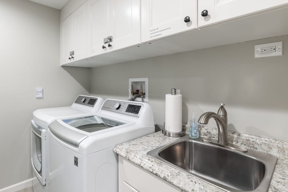Laundry area.