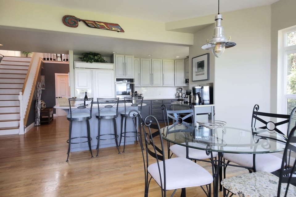 Well-appointed kitchen with modern appliances.