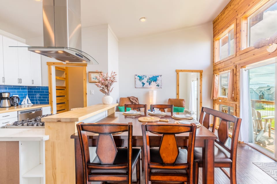 A table for a gathering for many.