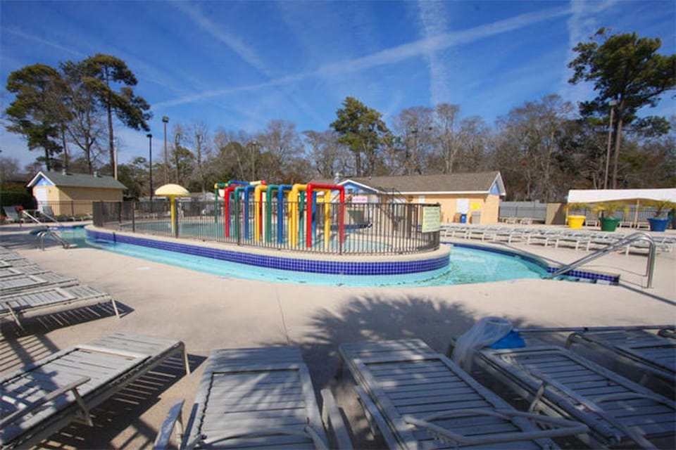 Float around in the lazy river all day.