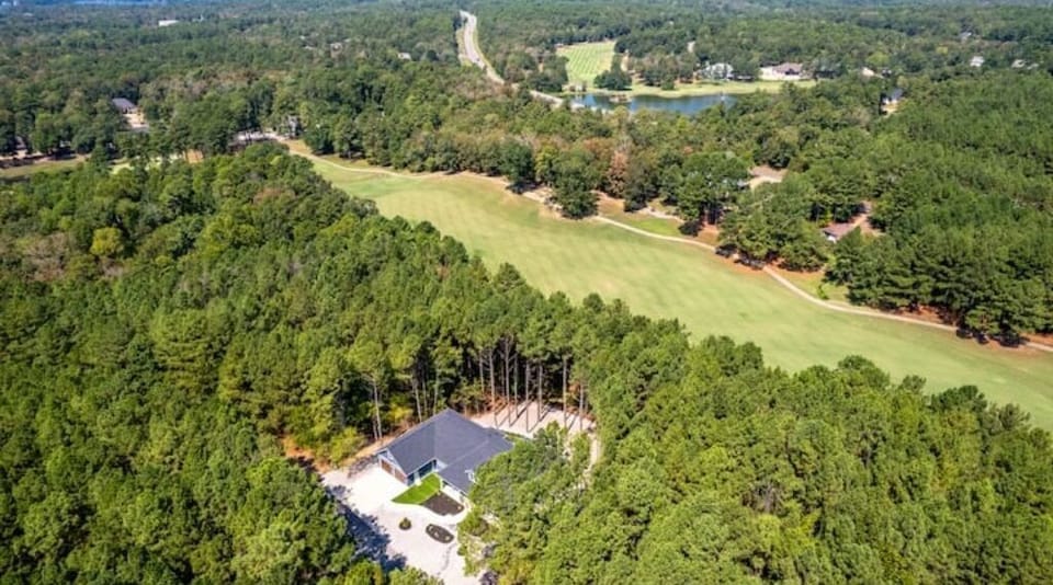 Surrounded by trees & forest, views of the Isabelle golf course