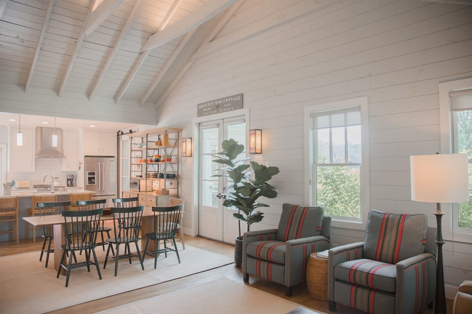 Large dining area open to the kitchen- perfect for spending time with family & friends