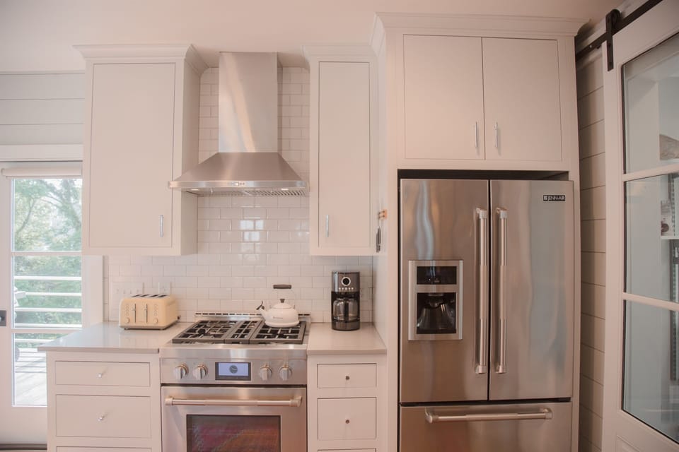 Kitchen with high end JennAir appliances
