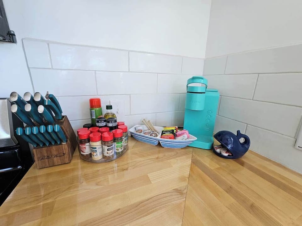 We provide spices for cooking, utensils galore, and a host of high end coffee and tea offerings.