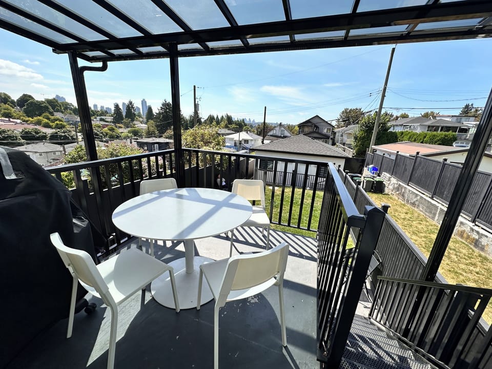 Balcony and city view