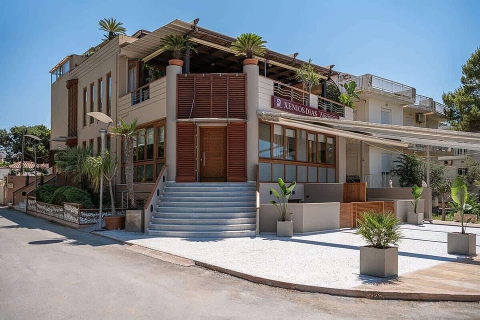 Εxterior facade of the building.