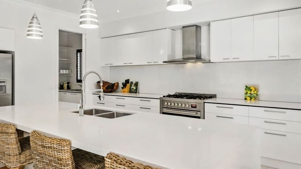 Aroha Moana Kitchen with High End Amenities