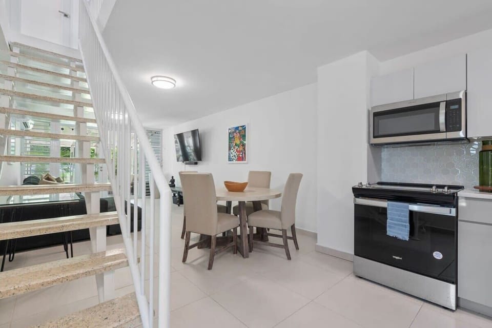 Enchanted Sunsets offer an open concept living, dining and kitchen areas.
