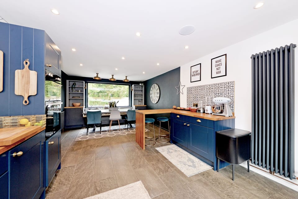 Seating area in kitchen