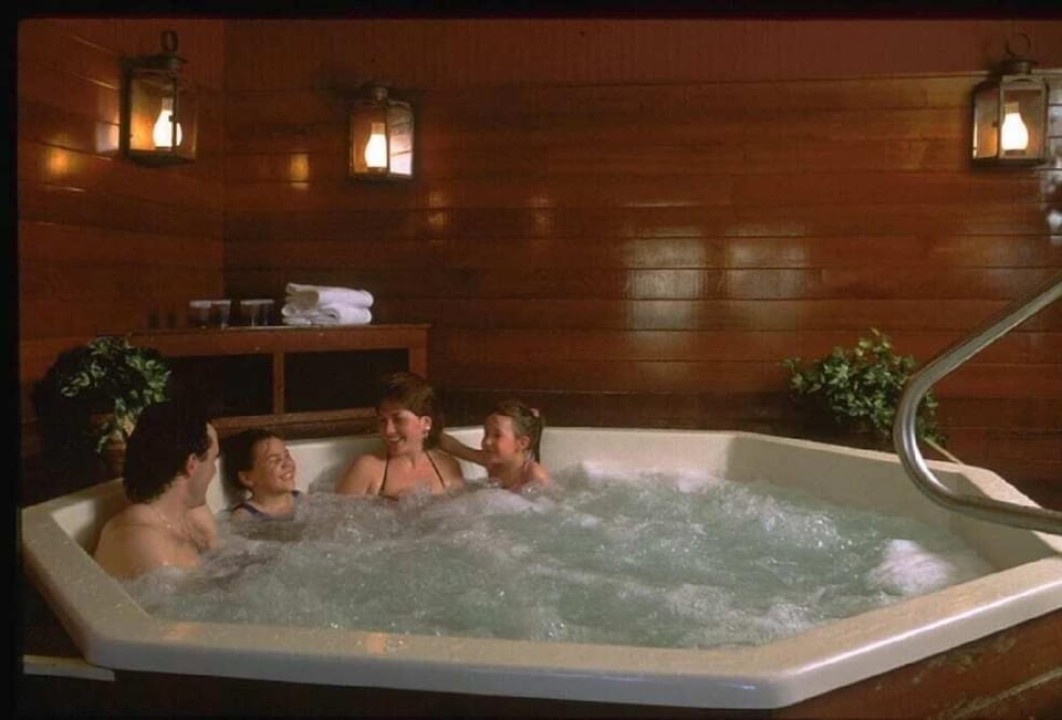 And Indoor Hottub on Deck