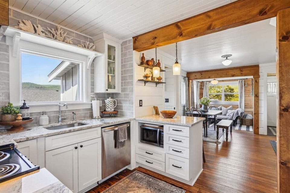 Kitchen at Larch St. Cottage