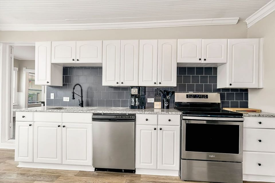 Lots of counter and storage space!