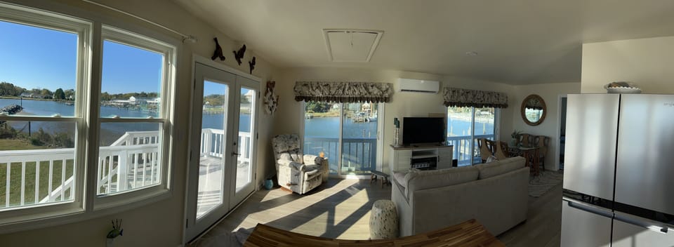 View from inside the kitchen