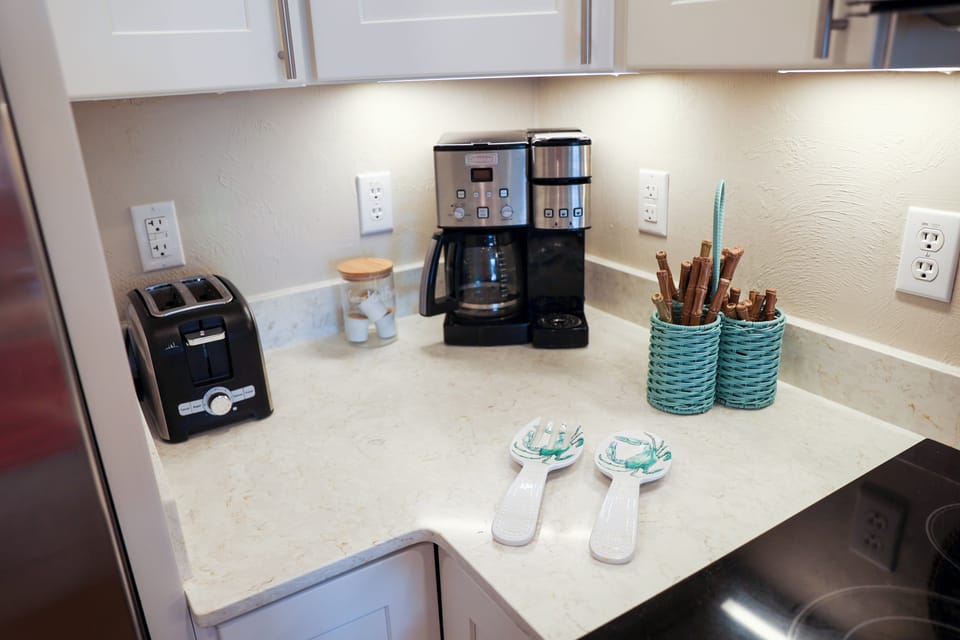 You can brew a pot of coffee for the whole family or bring your own kcups 